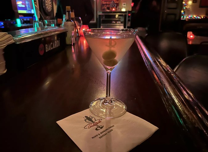 Mike's Gemini Twin Dirty Martini