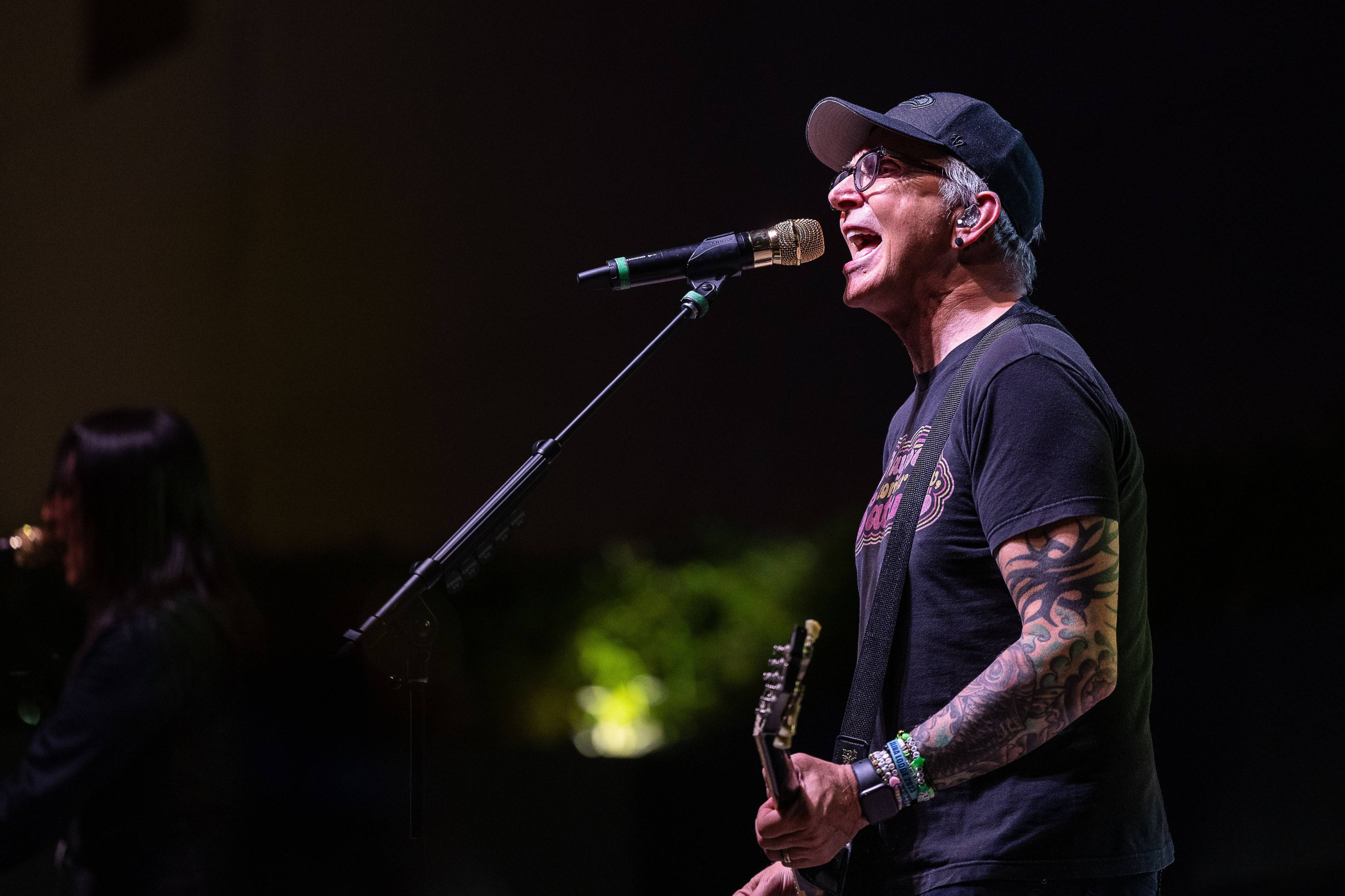 Band performing on stage