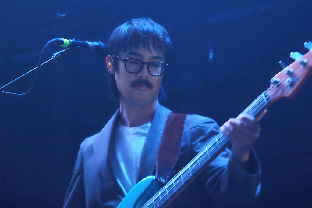 Band performing on stage