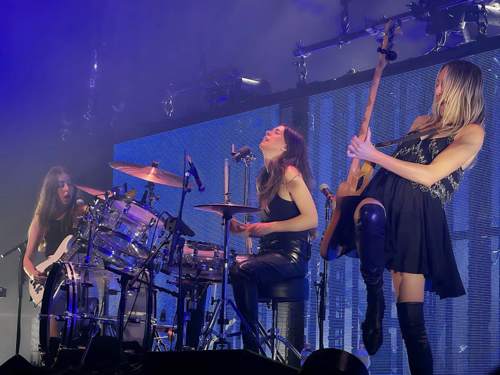 Band performing on stage