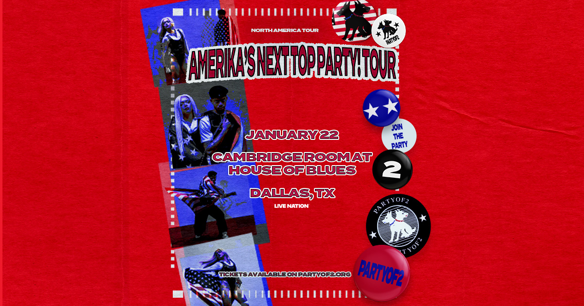 Win 2 tickets to PARTYOF2 – AMERIKA’S NEXT TOP PARTY!