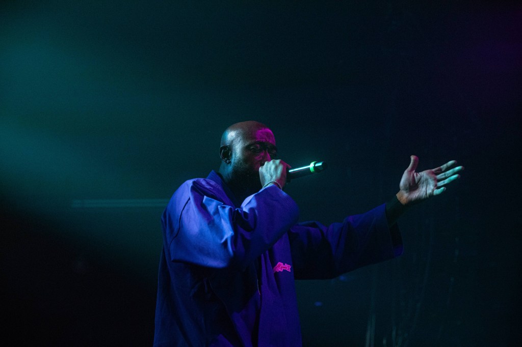 Man performing on stage