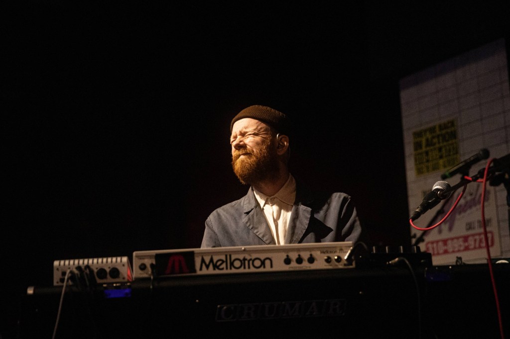 Man performing on stage