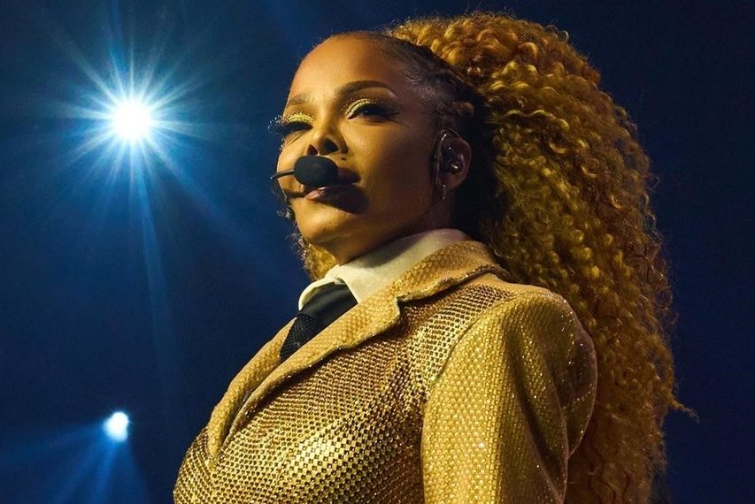 Woman posing on stage