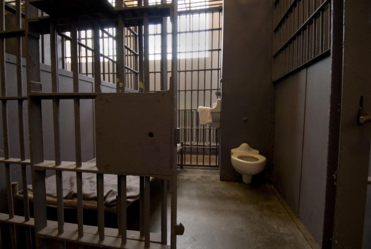 Jail cell in prison