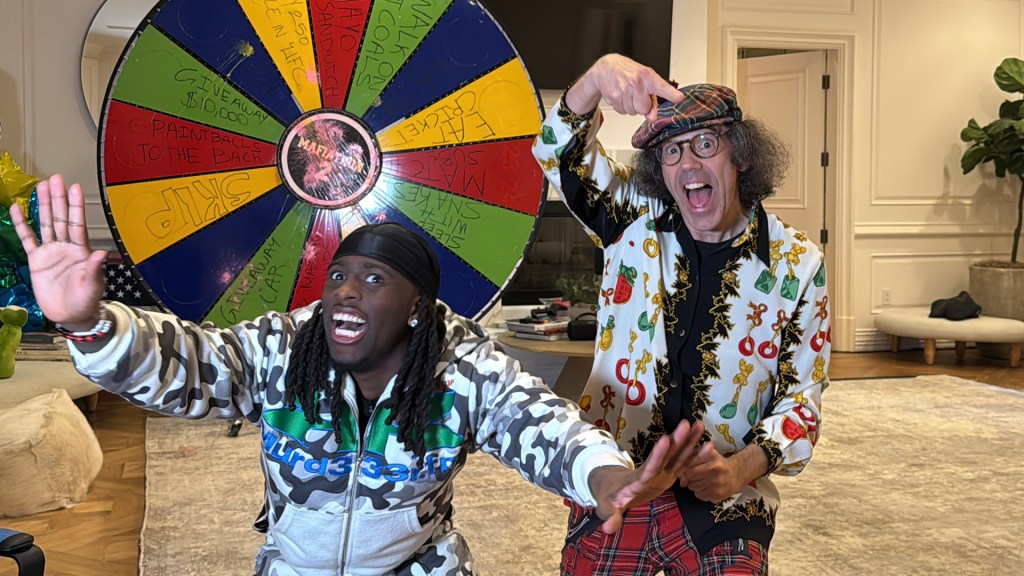 Men inside a house posing