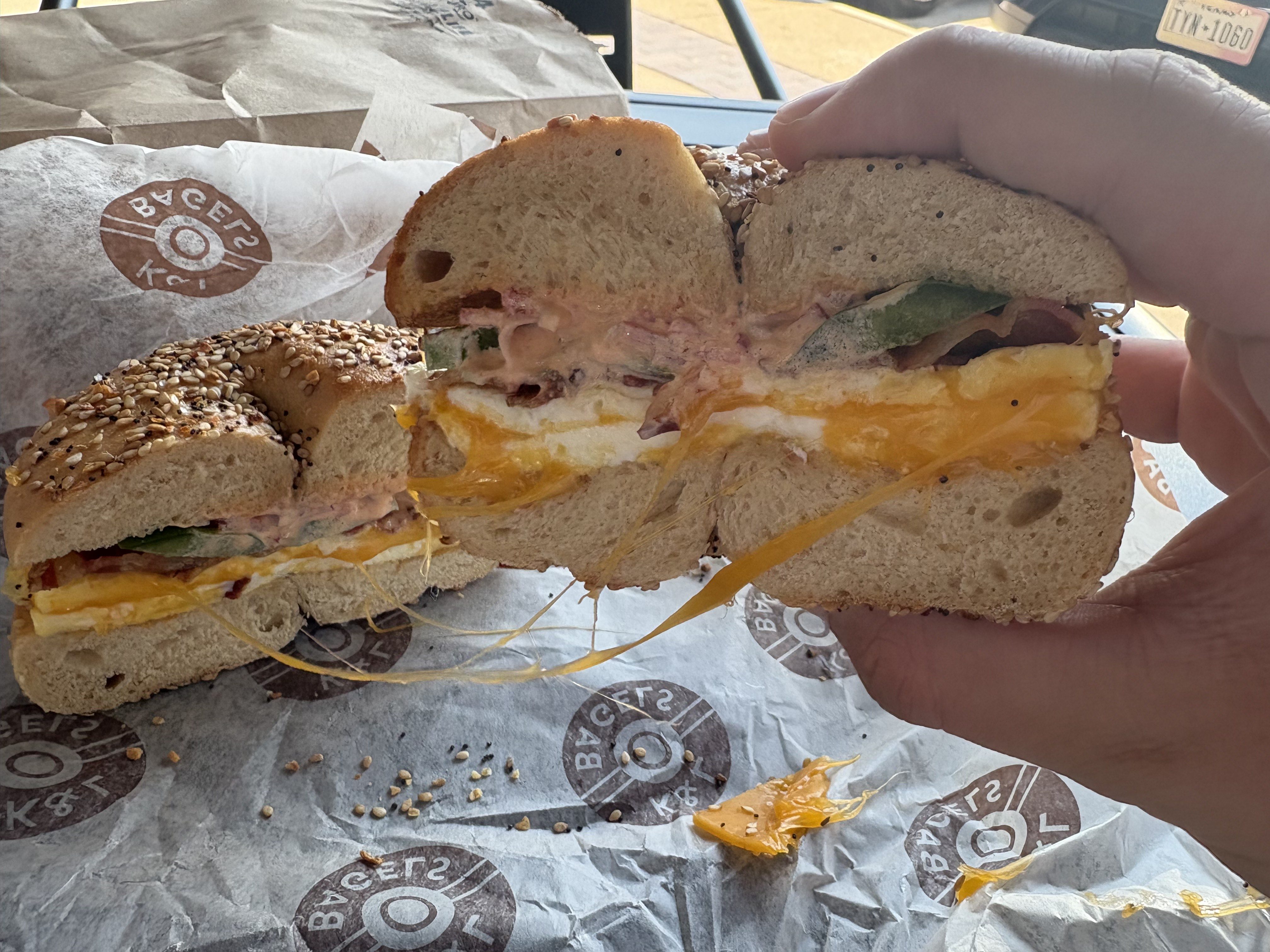 bagels from K&L Bagels