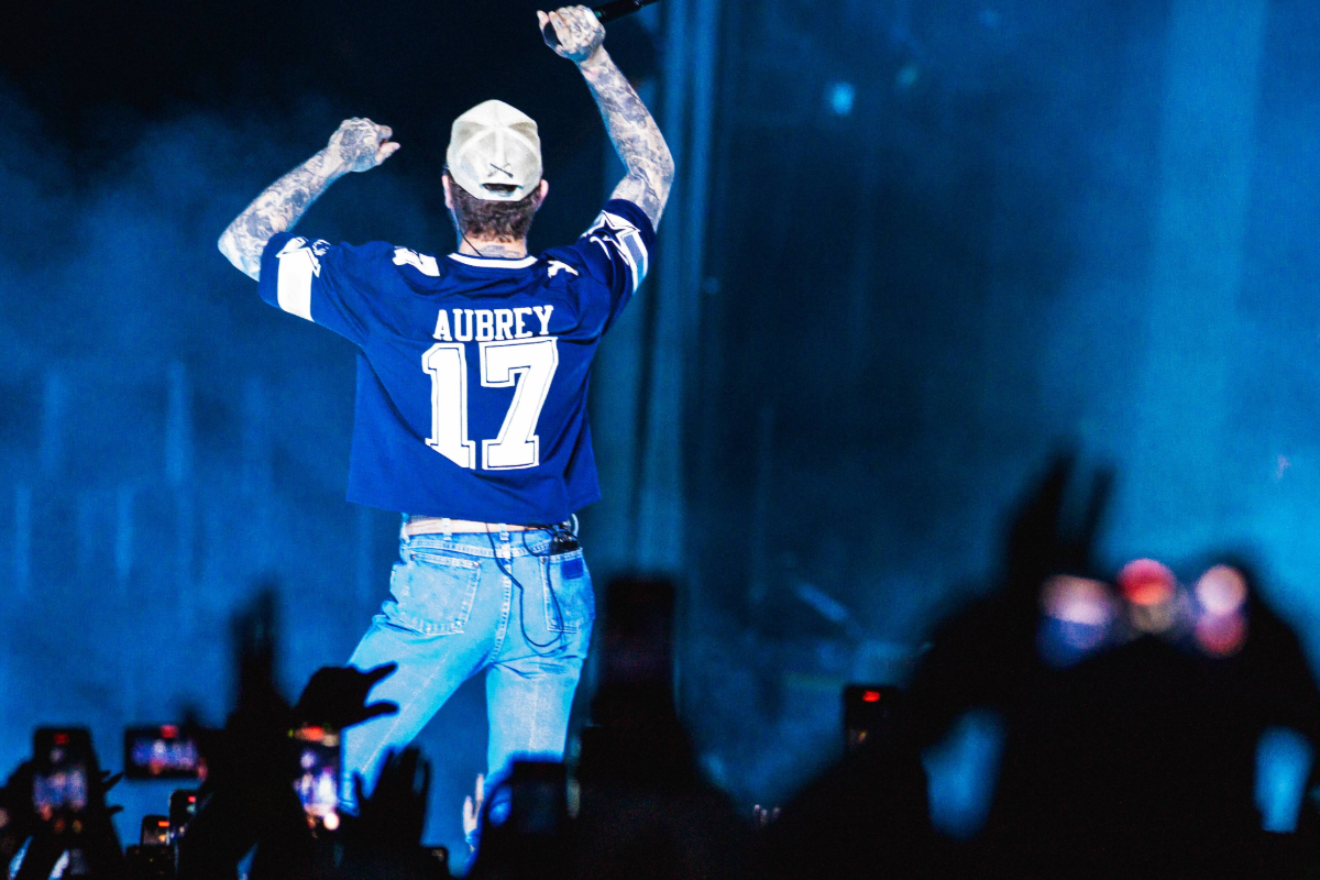 Man dancing on stage