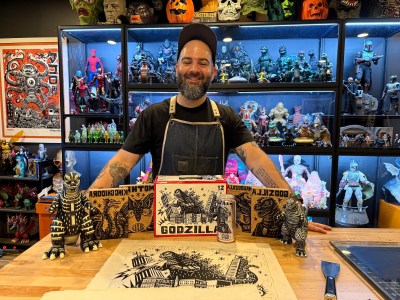 Artist Attack Peter Teams Up With PBR for Limited Edition Godzilla Collab
