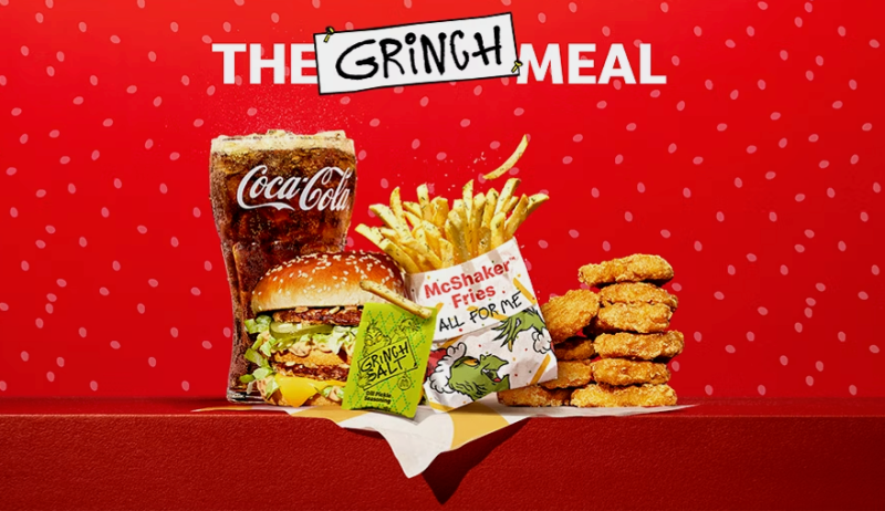 The Grinch Meal at McDonald's