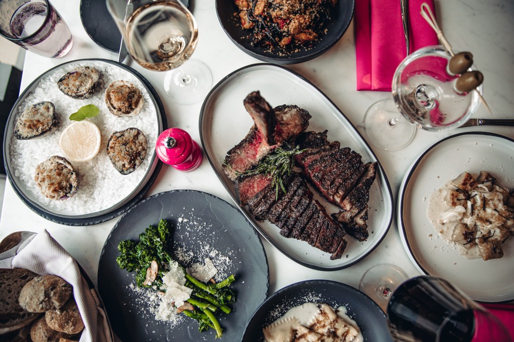 Knife Italian Steakhouse Thanksgiving dinner.