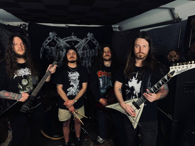 Band posing for a photo