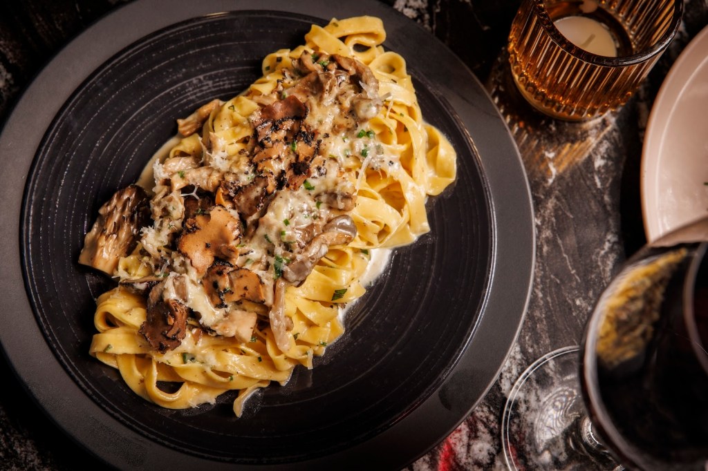 The Saint Wild Mushroom and Black Truffle Tagliatelle Samantha Marie Photography