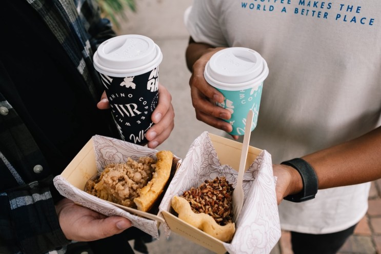 White Rhino and Emporium Pies.