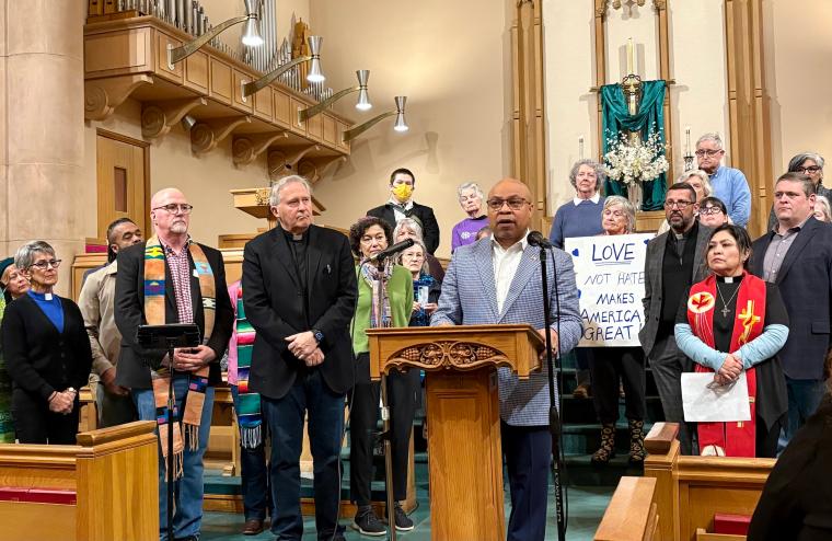 Clergy leaders opposing ICE actions