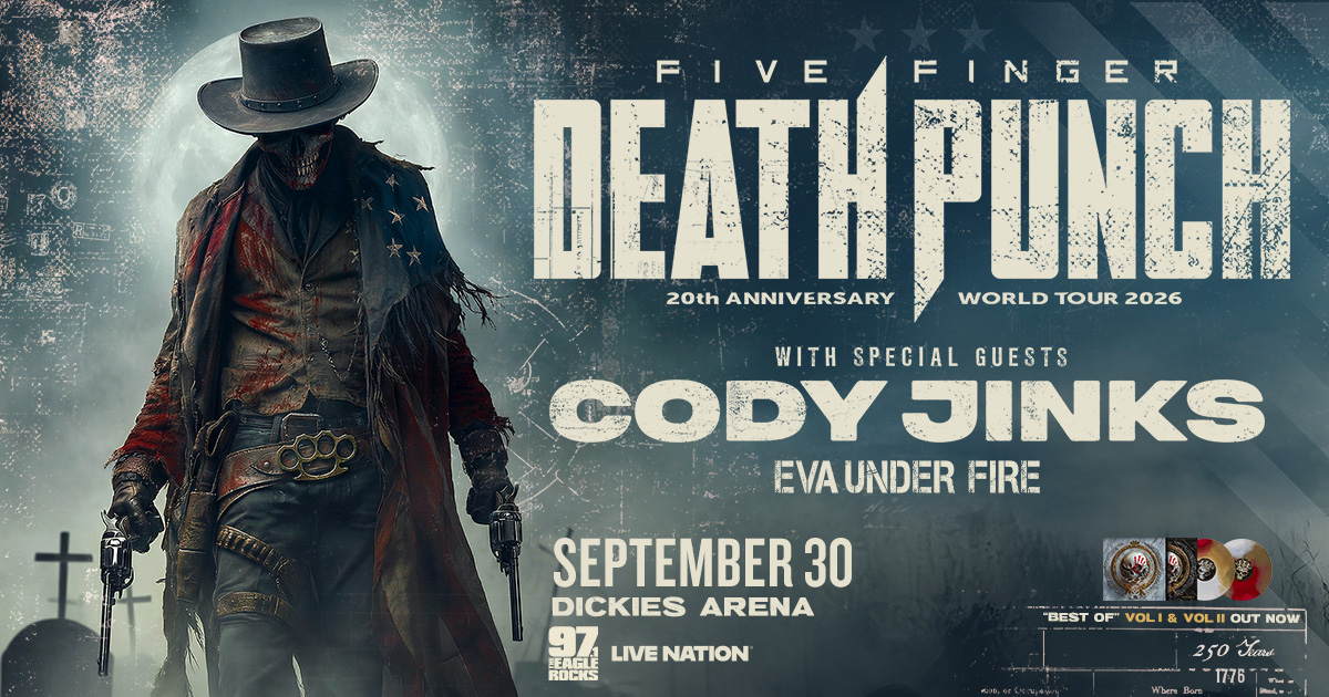 Win 2 tickets to Five Finger Death Punch!