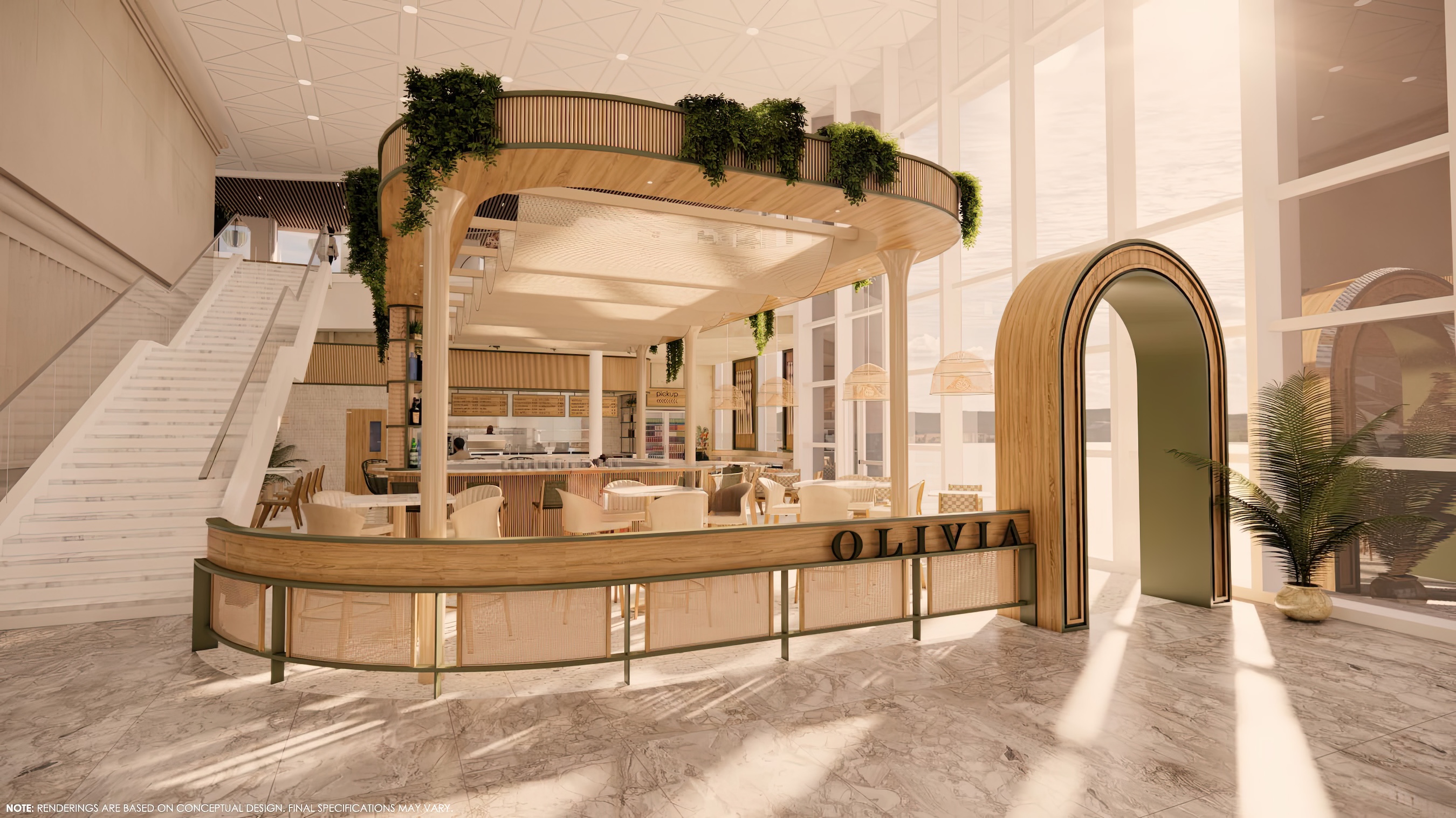 Cafe Olivia in Dallas Arts Tower