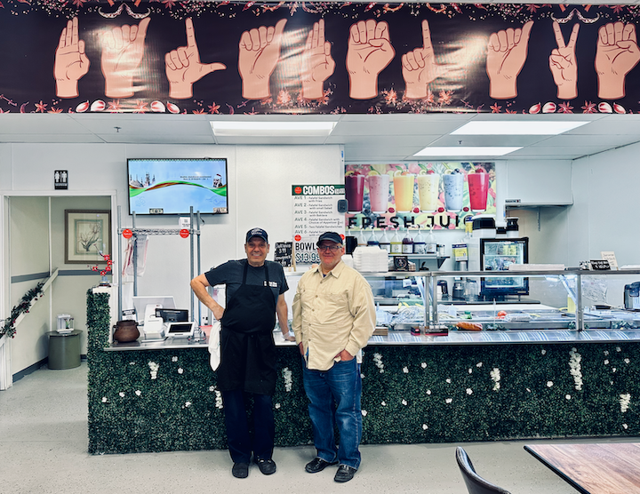 Mohamed Alhilalat and Ridha Barish of Falafel Ave