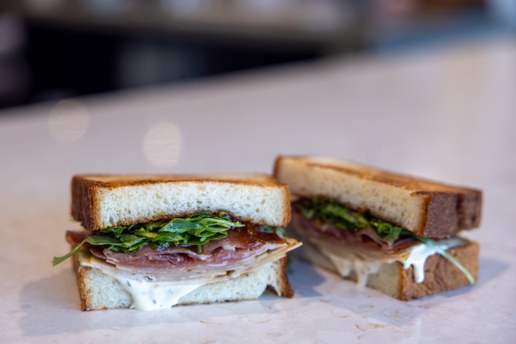 Cafe Olivia Brie and Fig sandwich