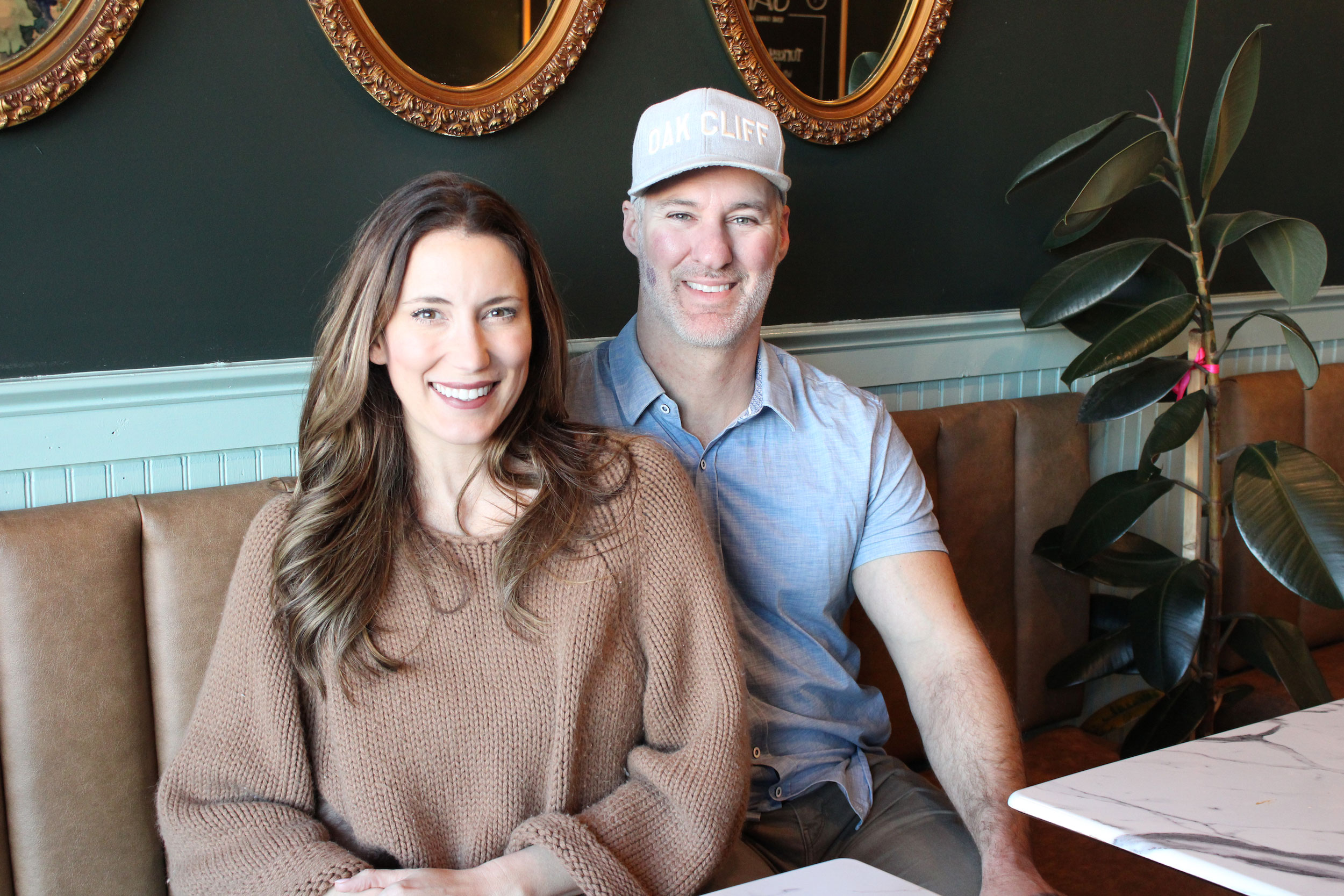 Owners Russell Tibbits and Allison Macalik
of Little Joy Cafe raised money on National
Day of Action.