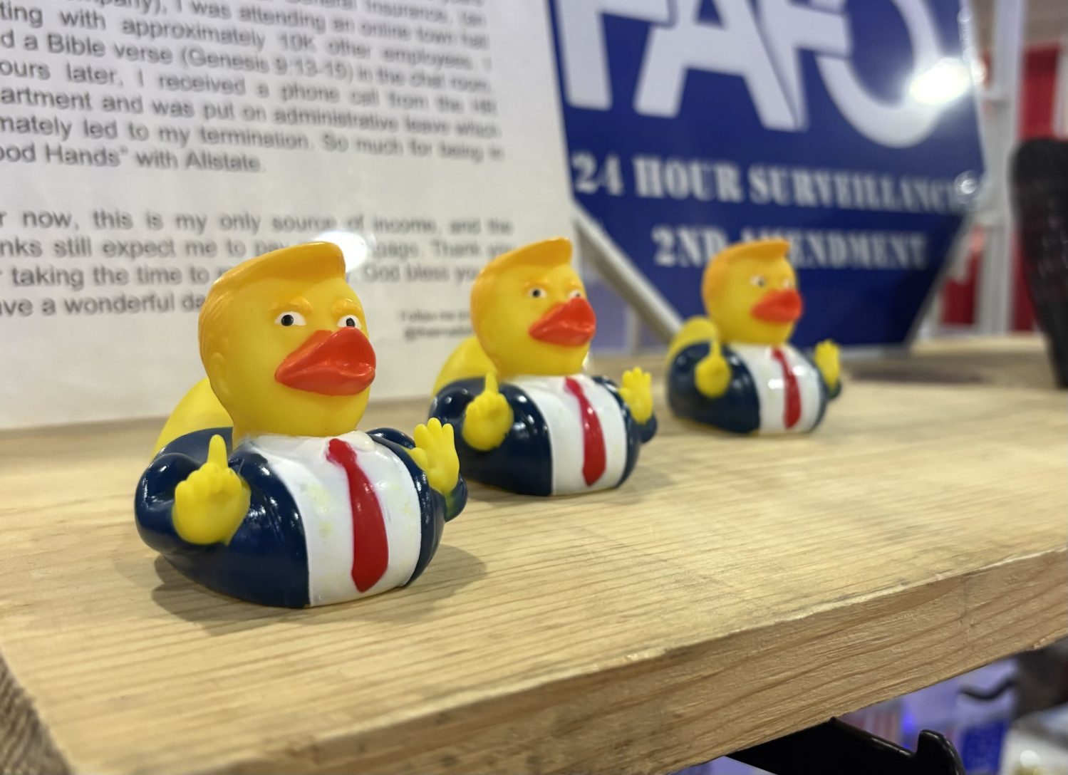 donald trump rubber duckies