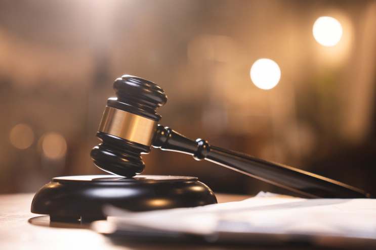 courtroom judge's gavel