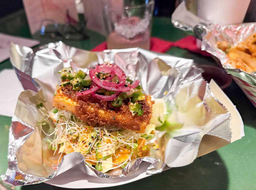 a tofu tostada 