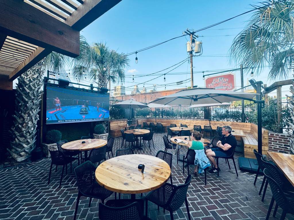 Milo butterfinger's patio