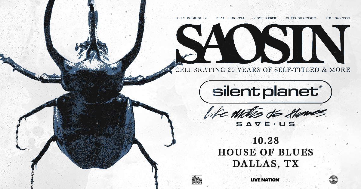 Win 2 tickets to Saosin!