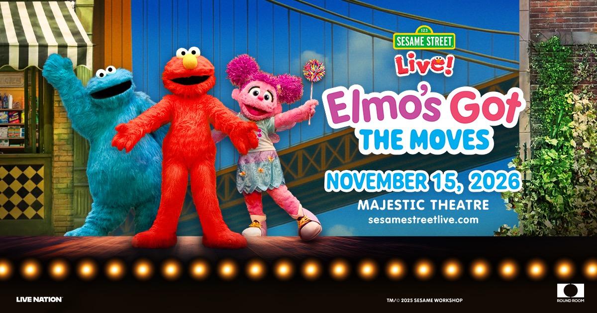 Win a family pack (4 tickets) to Sesame Street Live!