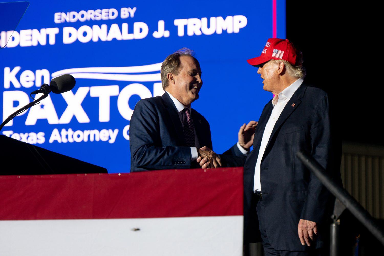 Ken Paxton and Donald Trump