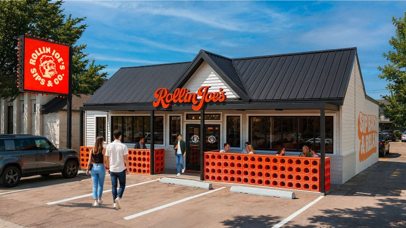 Rendering of new sandwich spot Rollin' Joe's