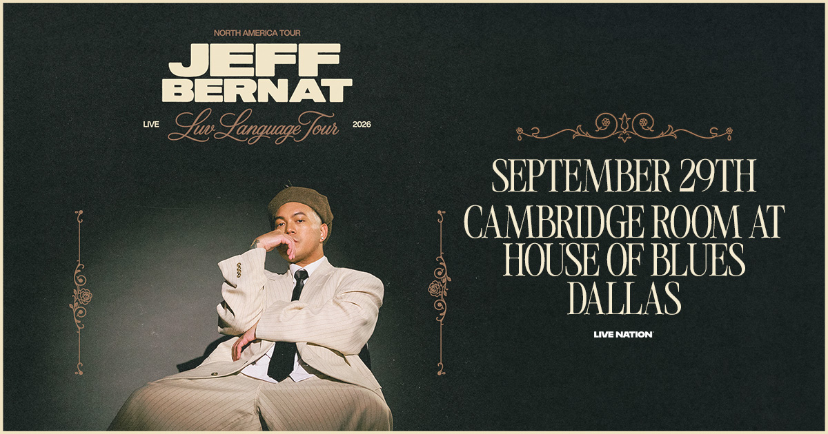 Win 2 tickets to Jeff Bernat!