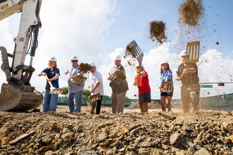 groundbreaking of White Castle in North Texas.
