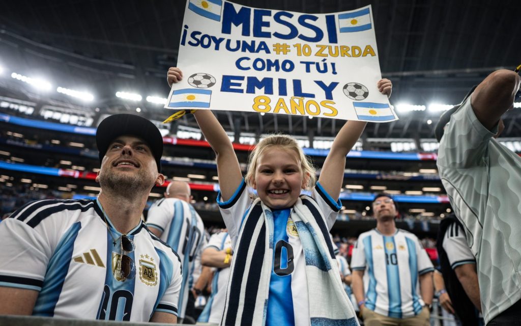 Argentina fan at the 2026 World Cup