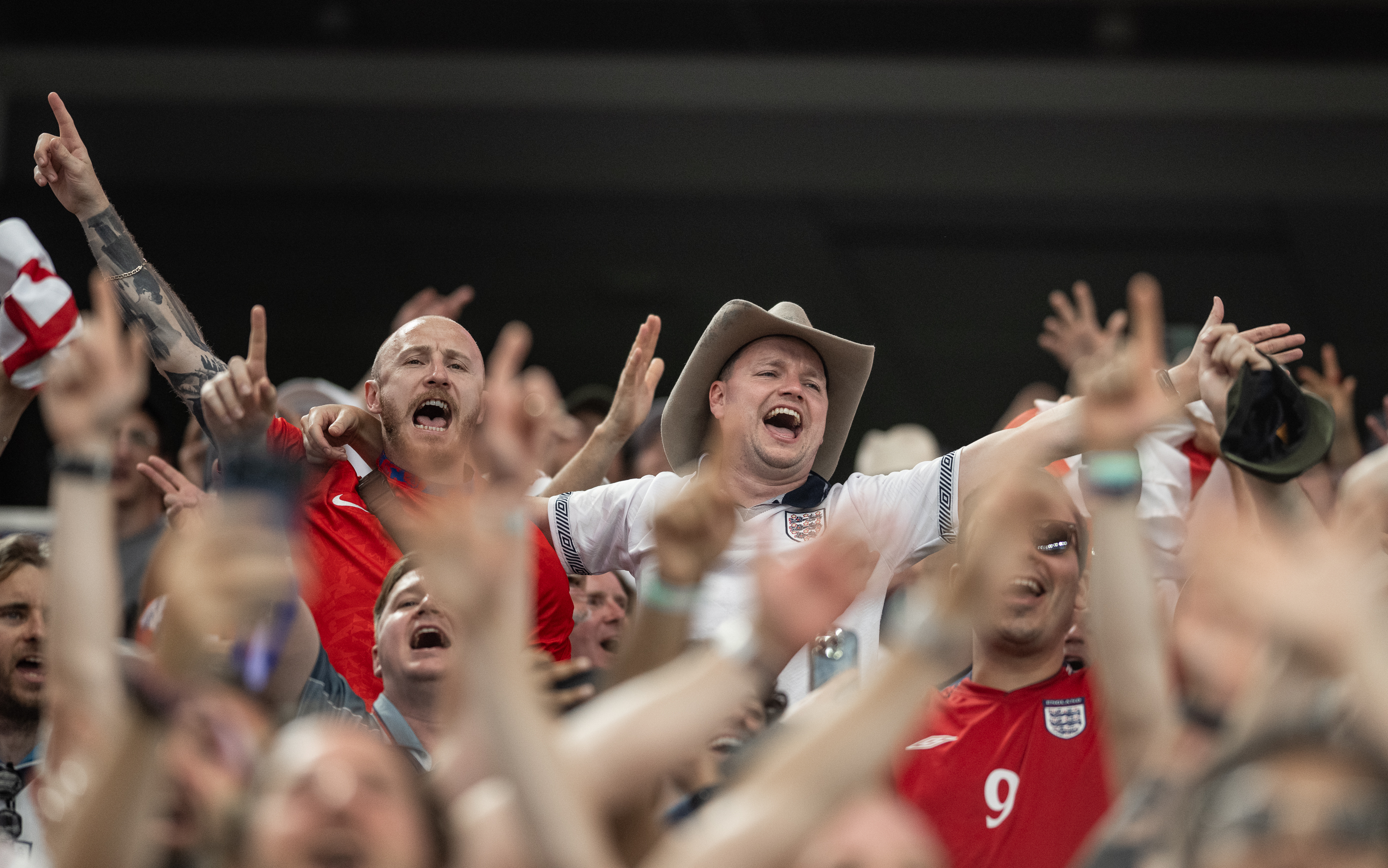 England fans at World Cup in Dallas