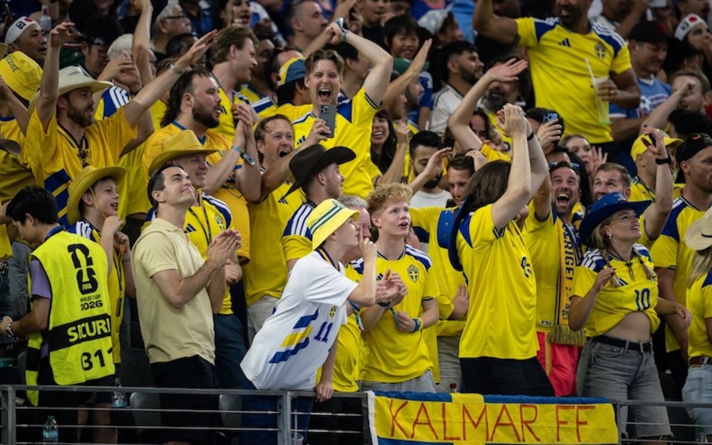 Swedish fans at 2026 FIFA World Cup