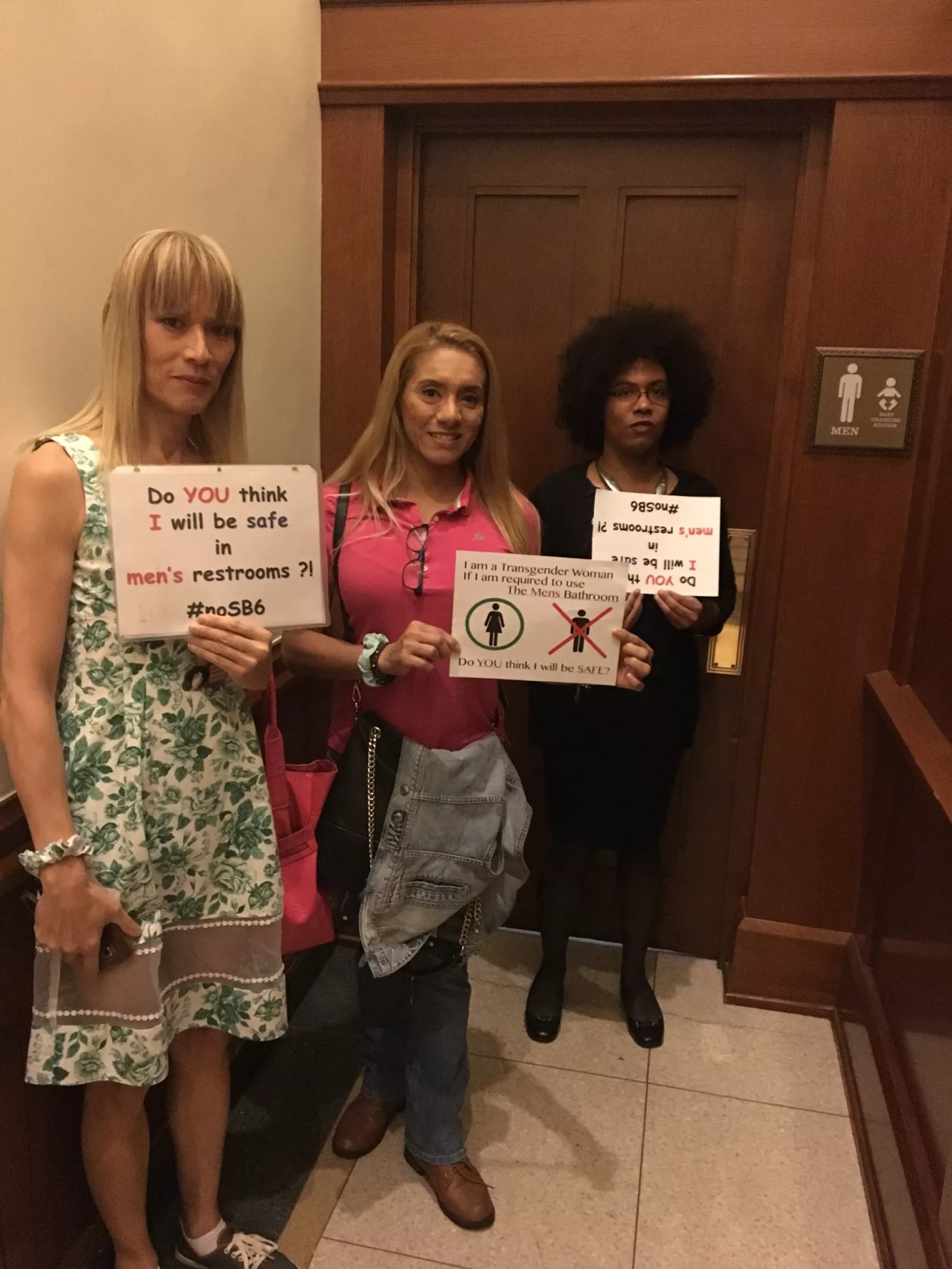 Transgender Protests at Capitol Shift Location After They Find Legislators Have Private Bathrooms