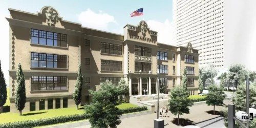 City Blesses Large Affordable-Housing Project Near Old Dallas High School Downtown