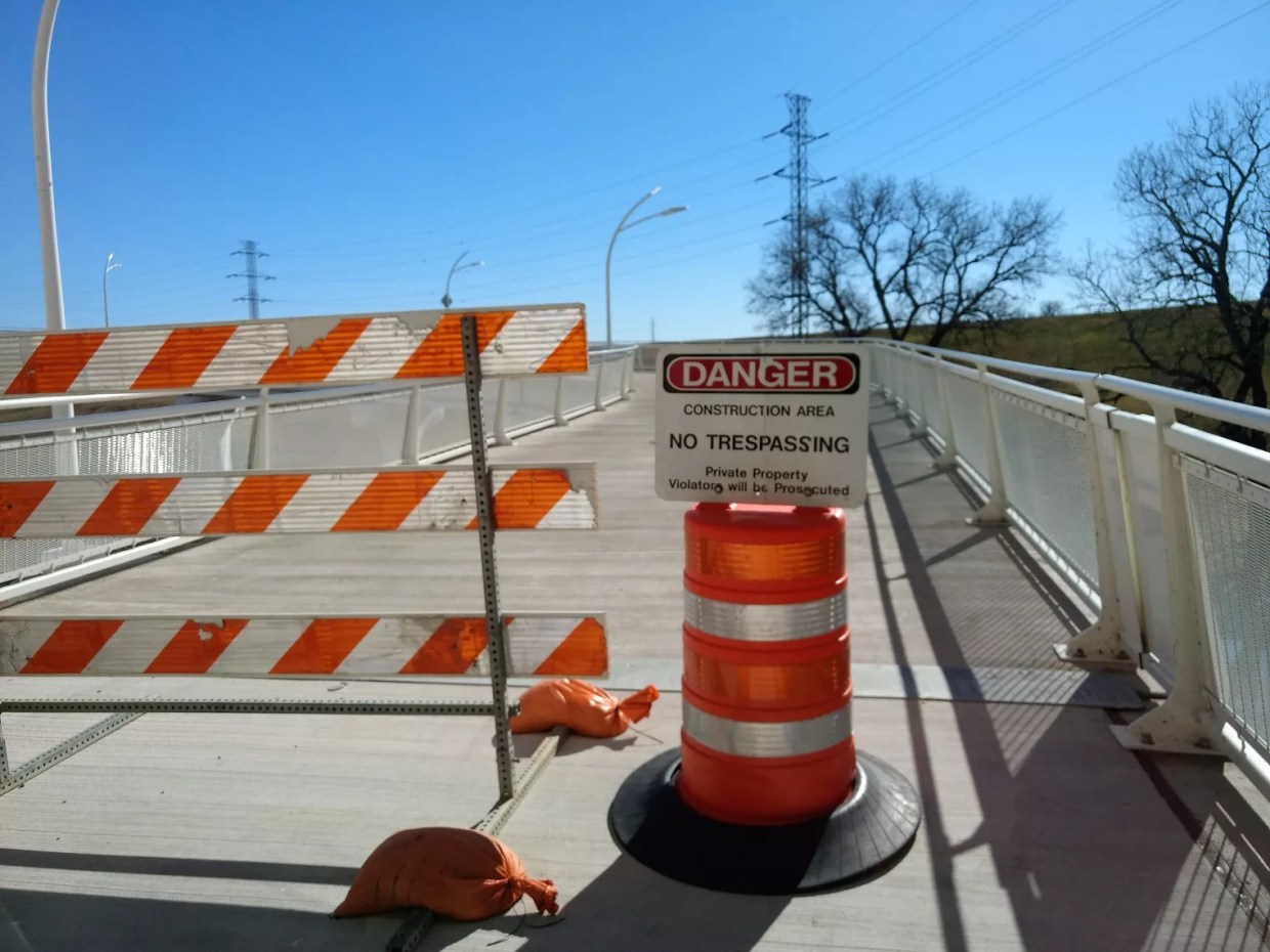 McDermott Bridge Bike and Pedestrian Lanes Won’t Be Open Soon
