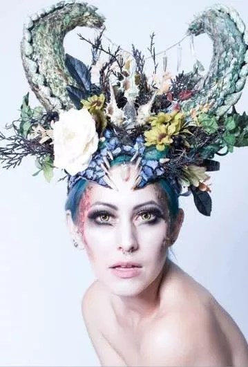 Cat Dillon Uses Wasps’ Nests, Barbie Parts and Broken Toy Ships To Create Her Headdresses