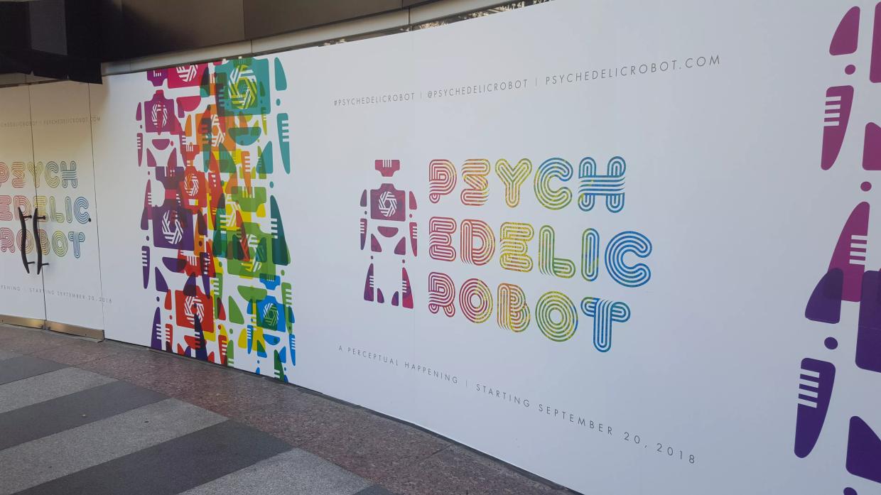 The Bivins Gallery’s Psychedelic Robot is Bringing Highbrow Art to the Masses