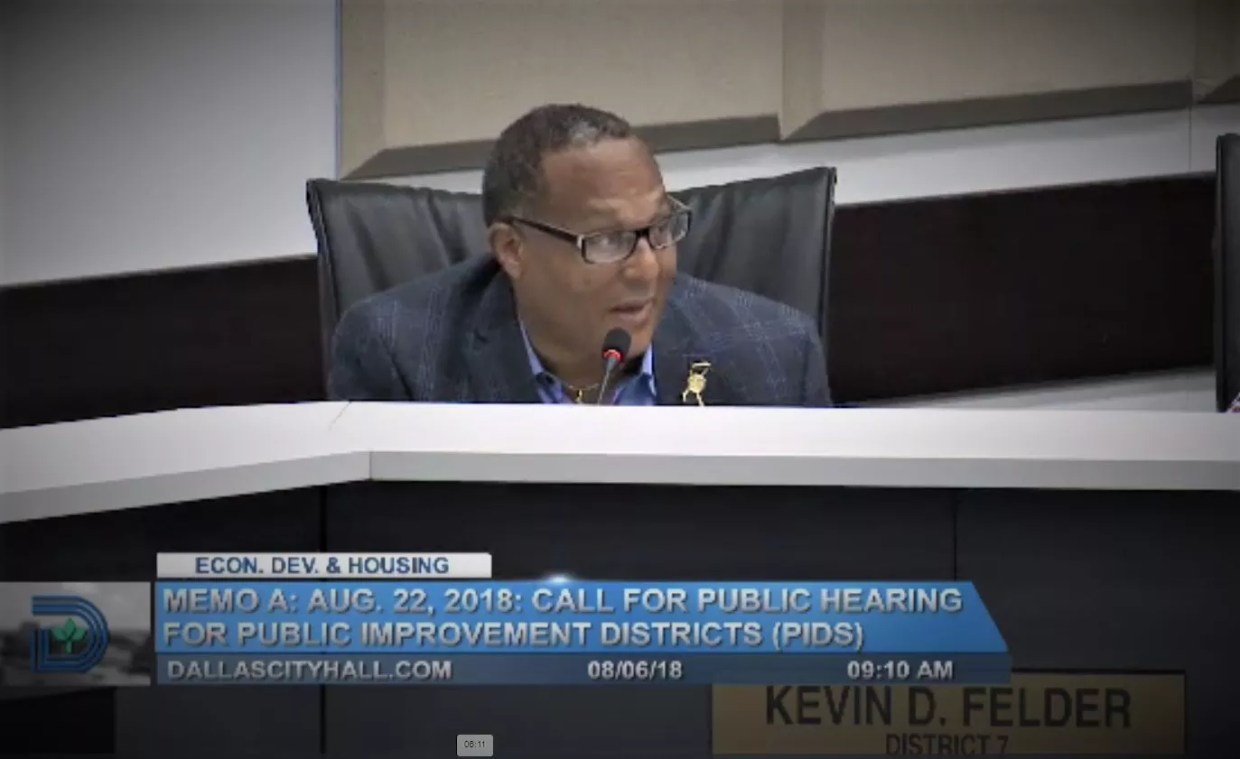 Kevin Felder, King Cuckoo of the Dallas City Council, Strikes with Vengeance