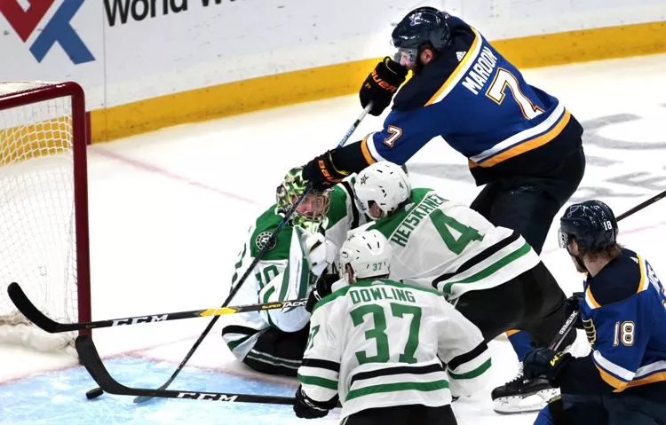 Stopped Halfway: Stars Fall to St. Louis in Double-Overtime Game 7 Thriller