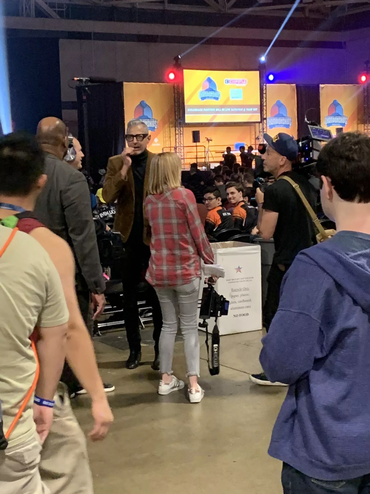 Yes, That’s Jeff Goldblum at DreamHack Esports Con Shooting Footage for His Latest Project