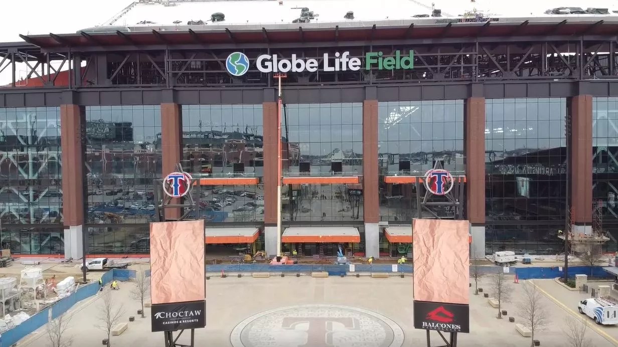 Two Months Before Opening Day, Globe Life Field Is Starting to Look Like a Ballpark