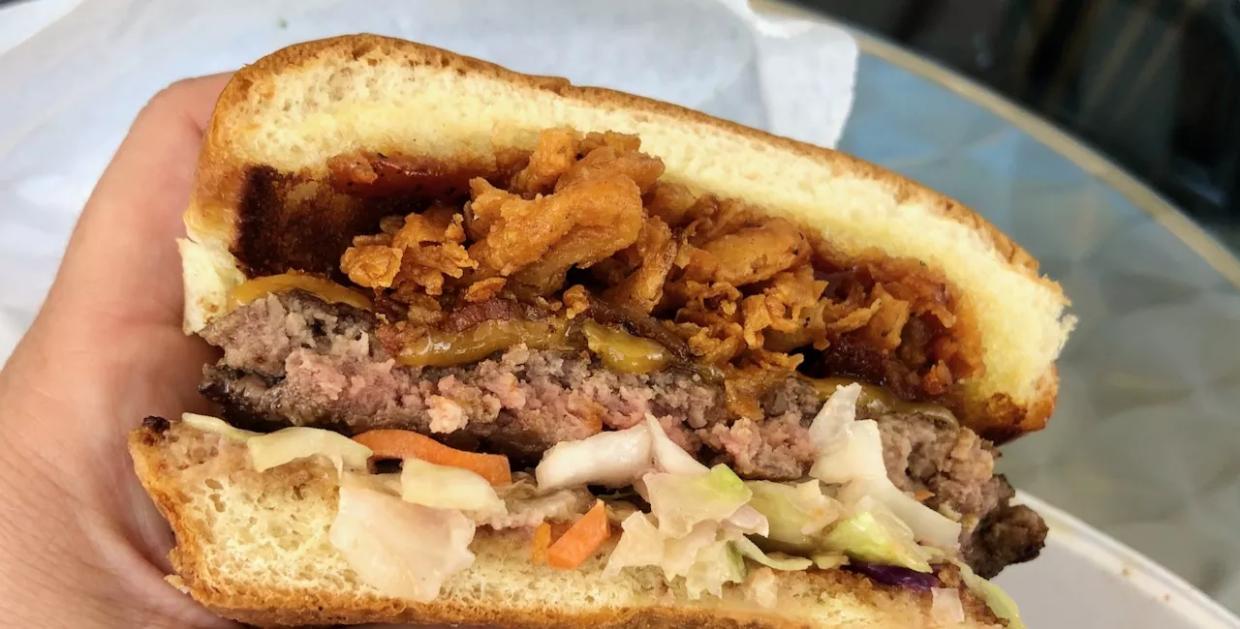 Good to Go: The Fantastic Onion Rings and Burgers at Blues Burgers