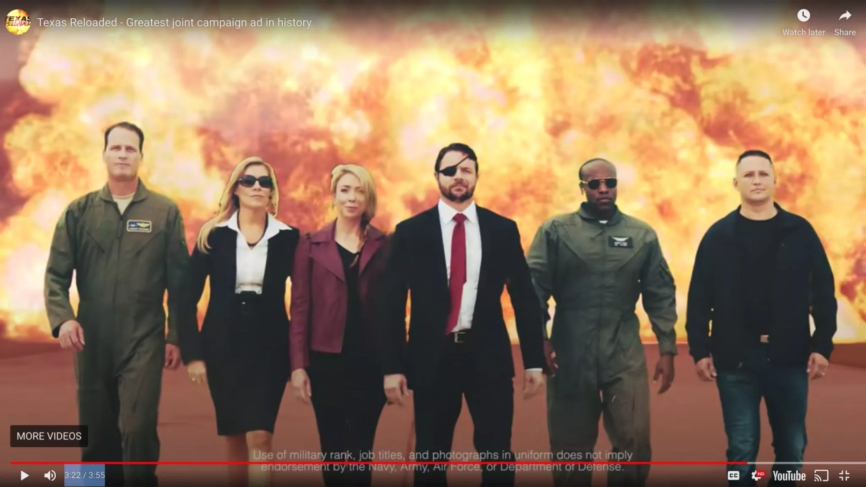 This Texas Republican Congressional Ad Would Make Michael Bay Weep