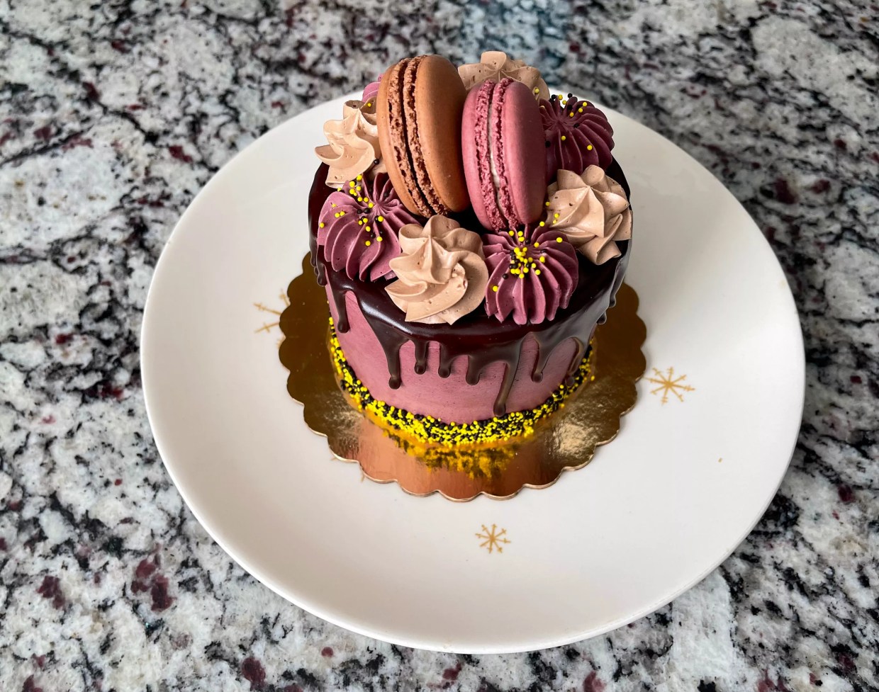 Eat This: Passion Fruit-Milk Chocolate Cake at Bisous Bisous