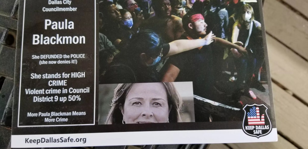 Council Member Blackmon Targeted by Shadowy ‘Keep Dallas Safe’ Campaign